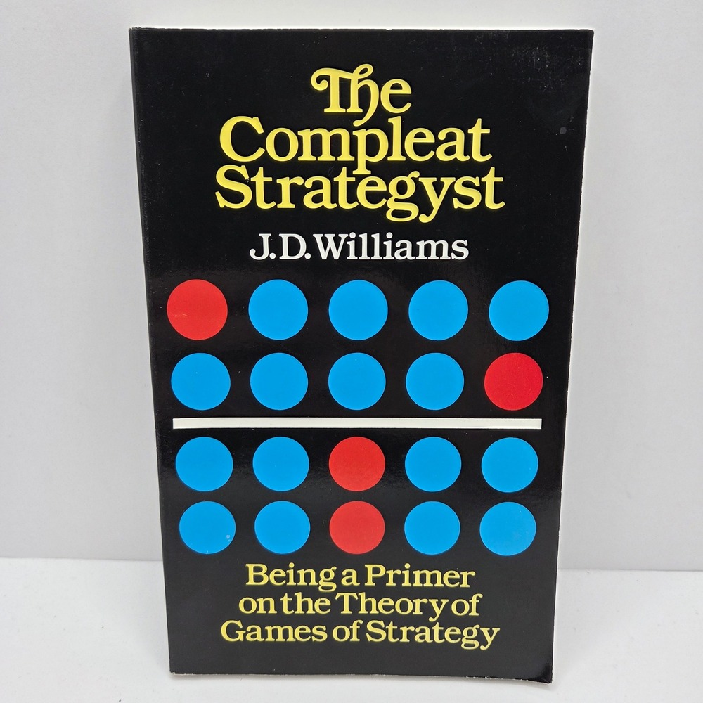 Dover Publications The Compleat Strategyst Book Game Theory J.D. Williams